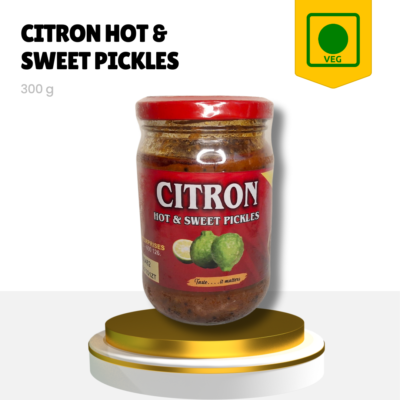 Citron Pickle (Hot & Sweet)